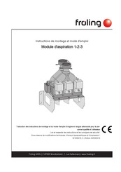 Fröling 1-2-3 Instructions De Montage Et Mode D'emploi