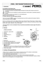 Perel Tools CPMR3 Manuel D'instructions