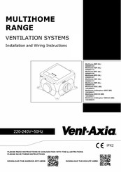 Vent-Axia 8000001427 Instructions D'installation