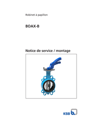 Ksb BOAX-B Notice De Service / Montage