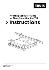 Thule 301401 Instructions