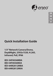 Eneo IED-64M2812MBA Guide D'installation