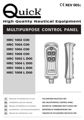 Quick HRC 1008 C00 Manuel D'installation Et D'emploi