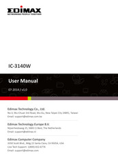 Edimax IC-3140W Mode D'emploi