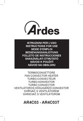 ARDES AR4C03 Mode D'emploi