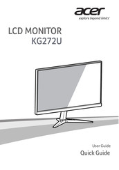 Acer KG272U Guide De Démarrage Rapide
