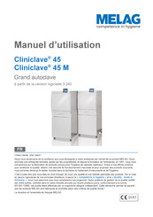 MELAG Cliniclave 45 Manuel D'utilisation