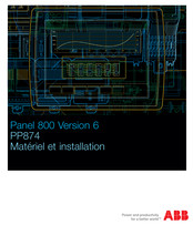 ABB Panel 800 Version 6 PP874 Guide D'installation Matérielle