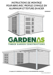 gardenas DDM04GH Instructions De Montage