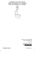 Kohler K-3723 Guide D'installation Et D'entretien