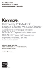 Kenmore POP-N-GO 125.81615910 Manuel D'entretien Et D'utilisation