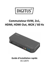 Digitus DS-12874 Guide D'installation Rapide