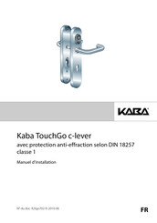Kaba TouchGo c-lever Manuel D'installation