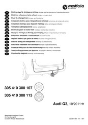 Westfalia Automotive 305 410 300 107 Notice De Montage Et D'utilisation