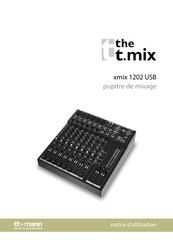 thomann the t.mix xmix 1202 USB Notice D'utilisation