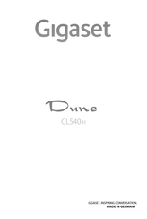 Gigaset Dune CL540H Mode D'emploi