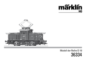 marklin El 10 Serie Mode D'emploi