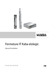 Kaba k3elc111 Manuel D'installation