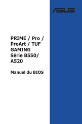 Asus PRIME B550 Serie Manuel