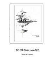 Onyx BOOX NoteAir2 Serie Manuel De L'utilisateur