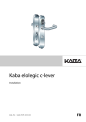 Kaba c-lever Installation