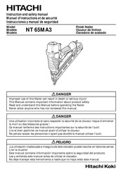 Hitachi NT 65MA3 Manuel D'instructions Et De Sécurité