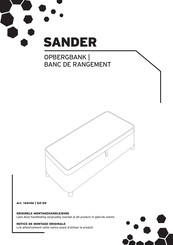 Gamma Sander 144146 04-20 Notice De Montage Originale