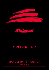 Malaguti SPECTRE GP 2021 Manuel D'instruction