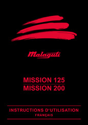 Malaguti MISSION 125 2021 Instructions D'utilisation