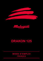 Malaguti DRAKON 125 2021 Mode D'emploi