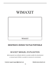 WIMAXIT M1410CT Manuel D'utilisation