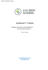 Kaliber Gaming KeyMander 2 Manuel De L'utilisateur