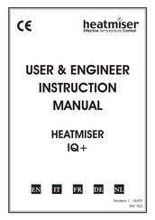 Heatmiser IQ+ Informations A L'intention De L'utilisateur