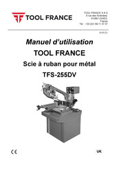 TOOL FRANCE TFS-255DV Manuel D'utilisation