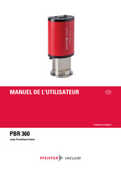 Pfeiffer Vacuum PBR 360 Manuel De L'utilisateur