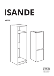 IKEA ISANDE METOD Serie Instructions D'assemblage