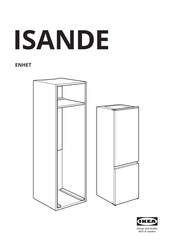 IKEA ISANDE ENHET Serie Instructions D'assemblage