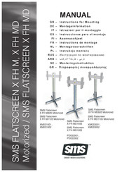 SMS Flatscreen X FH M1105 Motorized Instructions De Montage