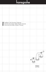 Hansgrohe Swing C 06117 0 Série Instructions De Montage / Mode D'emploi / Garantie
