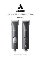 Andis AGC2 Instructions D'utilisation Et D'entretien