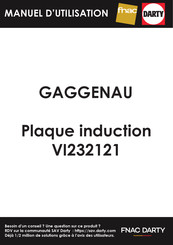 Gaggenau VI 232 12 Série Notice D'utilisation