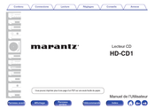 Marantz HD-CD1 Manuel De L'utilisateur