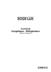 SOGELUX CNW312 Notice D'utilisation