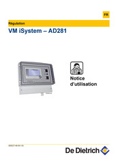 De Dietrich VM iSystem AD281 Notice D'utilisation