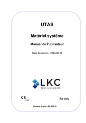 LKC Technologies UTAS Manuel De L'utilisateur