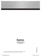 Hama 00042041 Mode D'emploi