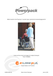 EUREKA MEDICAL Powerpack Instructions De Montage Et Mode D'emploi