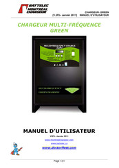 Battelec Montreal Chargeur Green Manuel D'utilisateur