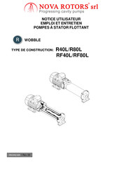 NOVA ROTORS WOBBLE RF80L Instructions D'emploi Et D'entretien