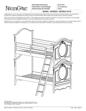 RoomGear 8470-451 Instructions D'assemblage